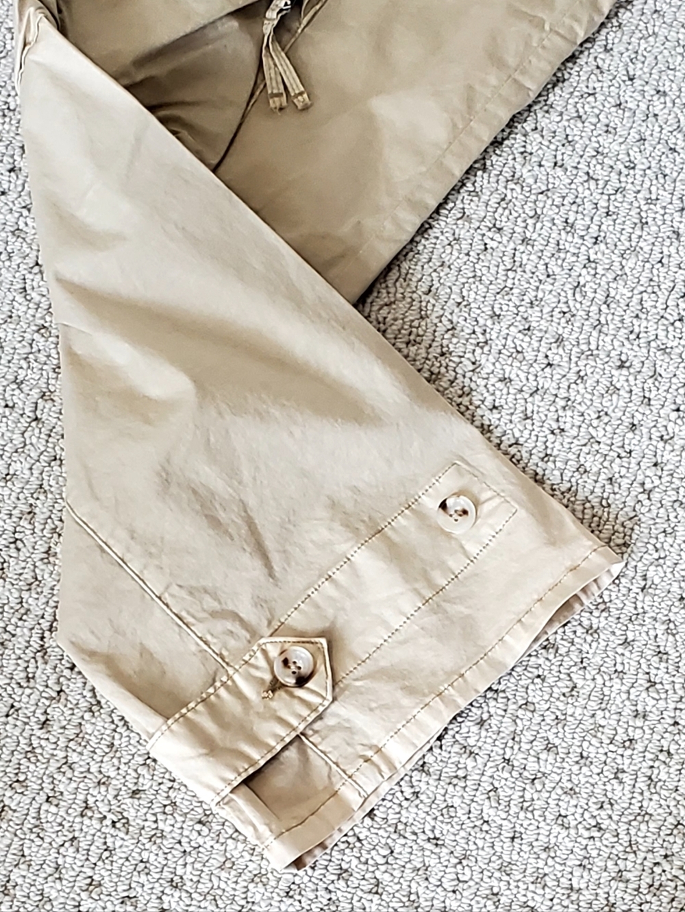 Pistola Bobbi Utility Cargo Mid-Rise Pants, Champagne, 98% Cotton Sz 27 LIKE NEW - Picture 12 of 16